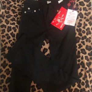 Size 25 black bootcut True Religion jeans